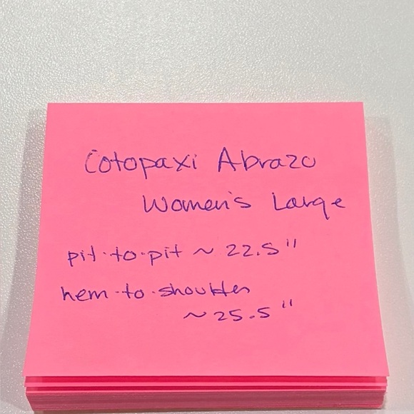 Cotopaxi Women's Large Abrazo Fleece Half-Zip Jacket Blue Cream NWT Jacket - Picture 13 of 13